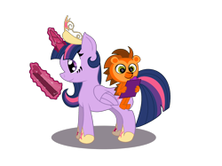 Size: 2592x1936 | Tagged: safe, artist:xrainbowicecreamx, derpibooru import, twilight sparkle, twilight sparkle (alicorn), alicorn, pony, big crown thingy, crossover, female, littlest pet shop, mare, russell ferguson