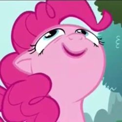 Size: 477x477 | Tagged: safe, screencap, pinkie pie, earth pony, pony, close-up, female, mare, pink coat, pink mane, solo