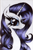 Size: 1560x2376 | Tagged: safe, artist:althyra-nex, rarity, pony, unicorn, female, horn, mare, solo, white coat