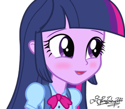 Size: 2563x2250 | Tagged: safe, artist:rontoday2012, derpibooru import, twilight sparkle, equestria girls, blushing, solo