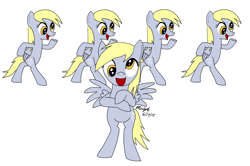 Size: 1248x827 | Tagged: safe, artist:pheeph, derpy hooves, pegasus, pony, female, gangnam style, mare, parody, talking heads