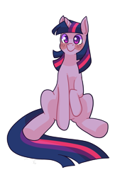 Size: 1471x1974 | Tagged: safe, artist:chiptoony, derpibooru import, twilight sparkle, blushing, cute, sitting, solo