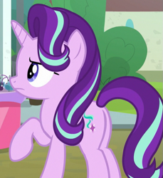 Size: 551x601 | Tagged: safe, screencap, starlight glimmer, pony, unicorn, the parent map, cropped, female, mare, plot, raised hoof, solo