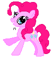 Size: 105x124 | Tagged: safe, artist:mochifairy, pinkie pie, earth pony, pony, picture for breezies, simple background, solo, white background