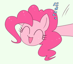 Size: 476x419 | Tagged: safe, artist:nmnkgskds, pinkie pie, earth pony, pony, japanese, pixiv, smiling, solo