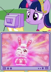 Size: 564x800 | Tagged: safe, derpibooru import, twilight sparkle, twilight sparkle (alicorn), alicorn, pony, chinese animation, exploitable meme, female, mare, meme, obligatory pony, sweets fairy, tv meme