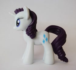 Size: 1772x1628 | Tagged: safe, rarity, pony, unicorn, female, figure, horn, mare, toy, white coat