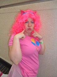 Size: 528x720 | Tagged: safe, artist:jackiep, pinkie pie, human, cosplay, irl, irl human, photo, solo