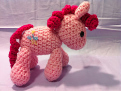 Size: 500x374 | Tagged: safe, artist:meru, pinkie pie, irl, photo, plushie