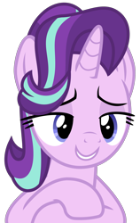 Size: 1566x2481 | Tagged: safe, artist:sketchmcreations, starlight glimmer, pony, unicorn, marks for effort, crossed hooves, female, lidded eyes, mare, simple background, smiling, transparent background, vector