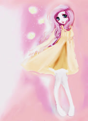 Size: 2186x3000 | Tagged: safe, artist:sironien-winter, fluttershy, human, humanized, light skin, solo