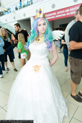 Size: 1365x2048 | Tagged: safe, artist:lochlan o'neil, princess celestia, human, cosplay, irl, irl human, photo