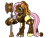 Size: 640x480 | Tagged: safe, artist:roxy-cream, fluttershy, pegasus, pony, armor, axe, solo, weapon