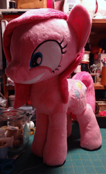 Size: 490x800 | Tagged: safe, artist:appledew, pinkie pie, insanity, irl, photo, pinkamena diane pie, plushamena, plushie