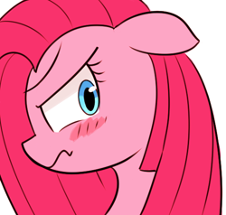 Size: 532x507 | Tagged: safe, artist:lance, pinkie pie, earth pony, pony, avatar, blushing, cute, cuteamena, diapinkes, pinkamena diane pie, solo, tsunderamena, tsundere