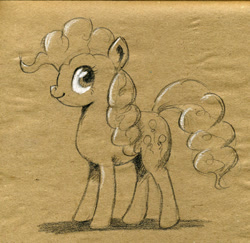 Size: 400x389 | Tagged: safe, artist:el-yeguero, pinkie pie, earth pony, pony, female, mare, solo, traditional art