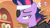 Size: 1366x768 | Tagged: safe, derpibooru import, screencap, twilight sparkle, it's about time, cut, future twilight, golden oaks library, hub logo, solo, youtube caption