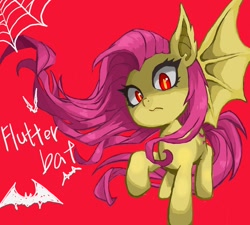 Size: 1000x900 | Tagged: safe, artist:63, fluttershy, bats!, flutterbat, pixiv, solo