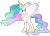 Size: 1058x758 | Tagged: safe, artist:ezidze, princess celestia, alicorn, pony, female, mare, simple background, solo, transparent background, vector