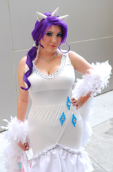 Size: 525x800 | Tagged: safe, artist:kalasnacks, rarity, human, cosplay, irl, irl human, photo, solo