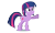 Size: 1771x1067 | Tagged: safe, artist:php50, derpibooru import, twilight sparkle, hybrid, equestria girls, abomination, face swap, hoofbump, human head pony, simple background, solo, transparent background, twismile, vector, wat, what has magic done, what has science done, wtf