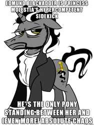 Size: 610x810 | Tagged: safe, artist:fractiouslemon, 19th century, blackadder, blackadder the third, cravat, headcanon, justacorps, meme, ponified, princess molestia, regency