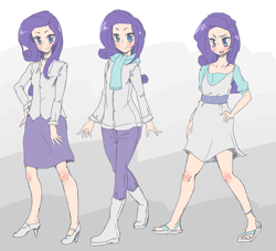 Size: 2200x2000 | Tagged: safe, artist:applestems, rarity, human, humanized, solo