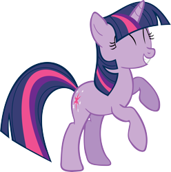 Size: 5000x5033 | Tagged: safe, artist:jeosadn, derpibooru import, twilight sparkle, unicorn twilight, unicorn, absurd resolution, happy, rearing, simple background, solo, transparent background, vector