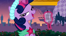 Size: 640x355 | Tagged: safe, derpibooru import, screencap, twilight sparkle, a canterlot wedding, die, mlp-captions, solo, youtube caption