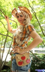 Size: 1288x2048 | Tagged: safe, artist:rose0fmay, applejack, human, cosplay, irl, irl human, photo, solo