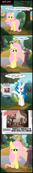 Size: 1096x5712 | Tagged: safe, artist:toxic-mario, dj pon-3, fluttershy, vinyl scratch, pegasus, pony, unicorn, filli vanilli, blushing, comic, magic, newspaper, plot