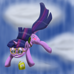 Size: 5000x5000 | Tagged: safe, artist:zhooves, derpibooru import, twilight sparkle, absurd resolution, book, falling, skydiving, solo