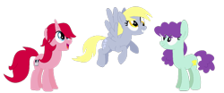 Size: 1024x427 | Tagged: safe, artist:pumpkinpiecrazy, blueberry pie, derpy hooves, raspberry fluff, equestria girls, rainbow rocks, equestria girls ponified, ponified, simple background, the muffins, transparent background, trio