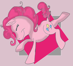 Size: 1410x1278 | Tagged: safe, artist:blackkittiez, pinkie pie, earth pony, pony, female, mare, pink coat, pink mane, simple background, solo