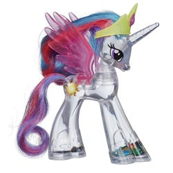 Size: 1500x1500 | Tagged: safe, princess celestia, alicorn, pony, brushable, rainbow power, rainbow shimmer, snow globe, snowglobe pony, toy