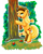 Size: 3000x3725 | Tagged: safe, artist:jrrhack, applejack, earth pony, pony, apple, rearing, solo, tree