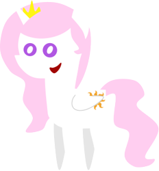 Size: 317x341 | Tagged: safe, artist:mypaintedmelody, princess celestia, alicorn, pony, cewestia, filly, pointy ponies, smiling, solo