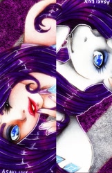 Size: 831x1280 | Tagged: safe, artist:asaki_lux, rarity, human, human ponidox, humanized, nail polish