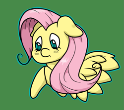 Size: 775x691 | Tagged: safe, artist:thepiplup, fluttershy, pegasus, pony, female, mare, pink mane, solo, yellow coat