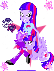 Size: 774x1032 | Tagged: safe, artist:meganlovesangrybirds, derpibooru import, twilight sparkle, twilight sparkle (alicorn), alicorn, equestria girls, human ponidox, square crossover