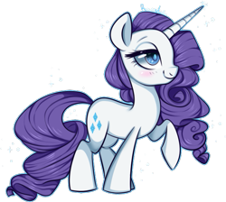 Size: 651x582 | Tagged: safe, artist:suzuii, rarity, pony, unicorn, raised hoof, simple background, solo, transparent background