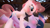 Size: 1152x648 | Tagged: safe, artist:vadgorfury, derpibooru import, pinkie pie, twilight sparkle, earth pony, pony, 3d, blushing, female, gmod, lesbian, on back, shipping, twinkie