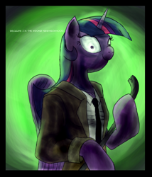 Size: 2160x2520 | Tagged: safe, artist:aaronmk, derpibooru import, twilight sparkle, twilight sparkle (alicorn), alicorn, anthro, ambition, crowbar, detective crabtree, green light, solo, wrong neighborhood