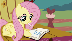 Size: 958x541 | Tagged: safe, edit, screencap, fluttershy, pegasus, pony, filli vanilli, drugs, flutterhigh, flutterjoint, marijuana, solo