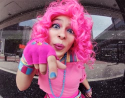 Size: 891x700 | Tagged: safe, artist:enasni-v, pinkie pie, human, cosplay, irl, irl human, photo, solo