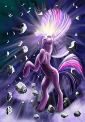 Size: 715x1024 | Tagged: safe, artist:kirikd, derpibooru import, twilight sparkle, magic, solo