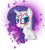 Size: 845x945 | Tagged: safe, artist:zenit007, rarity, pony, unicorn, bust, dia de los muertos, la catrina, portrait, solo