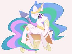 Size: 1600x1200 | Tagged: safe, artist:kaiponi, princess celestia, alicorn, pony, cute, cutelestia, solo