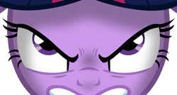 Size: 4500x2417 | Tagged: safe, artist:overmare, derpibooru import, twilight sparkle, angry, simple background, solo, transparent background, vector