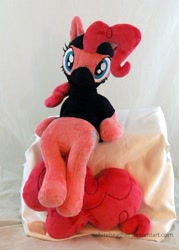 Size: 849x1185 | Tagged: safe, artist:whiteheather, pinkie pie, irl, photo, plushie